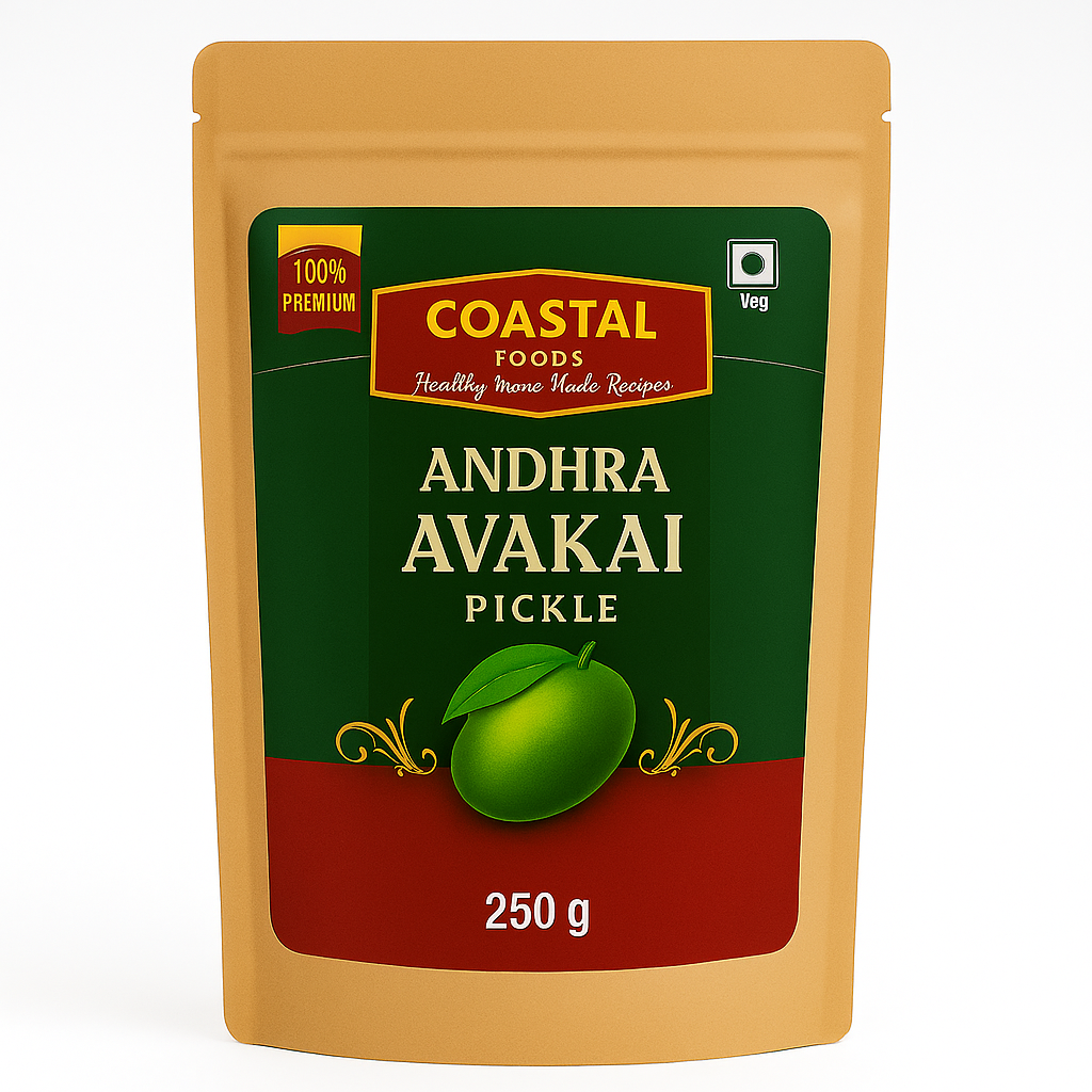 Andhra Avakai (Mango) Pickle – Bold, Tangy & Irresistibly Authentic