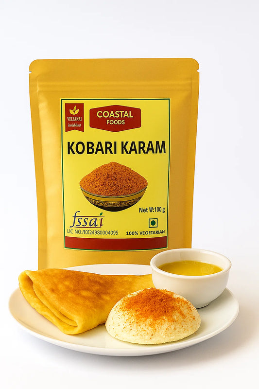 Kobbari Karam – Spicy Coconut Chutney Powder