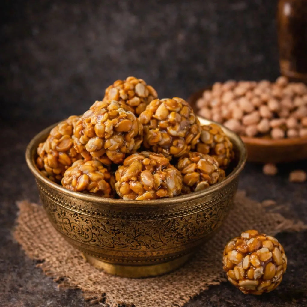 Peanut Laddu (Verusenaga Laddu)