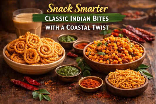 Snack Smarter: Classic Indian Bites with a Coastal Twist