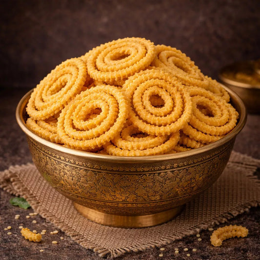 Minapa Chakralu (Urad Dal Crisps)
