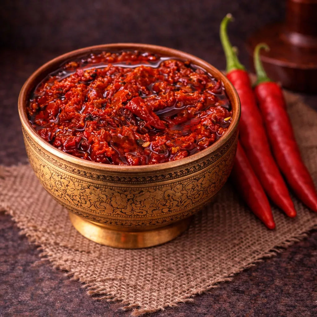 Andhra Pandu Mirchi Pickle